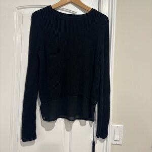 Banana Republic Black Knit Top